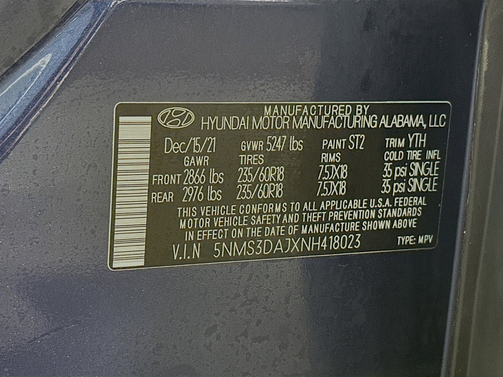 Used 2022 Hyundai Santa Fe SEL w/ Convenience + Premium Package image 31