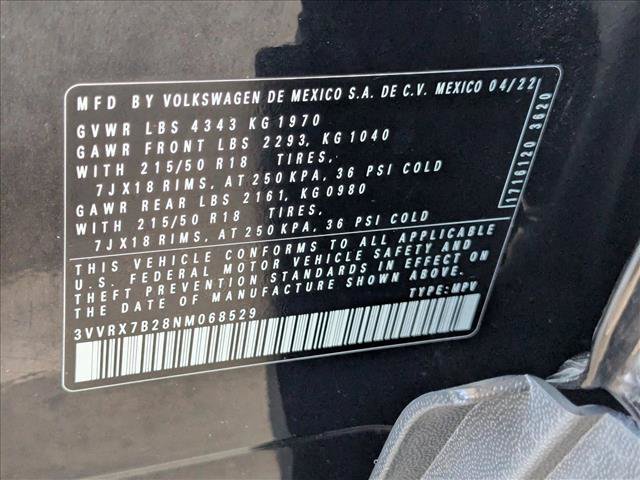 Used 2022 Volkswagen Taos SE FWD image 24