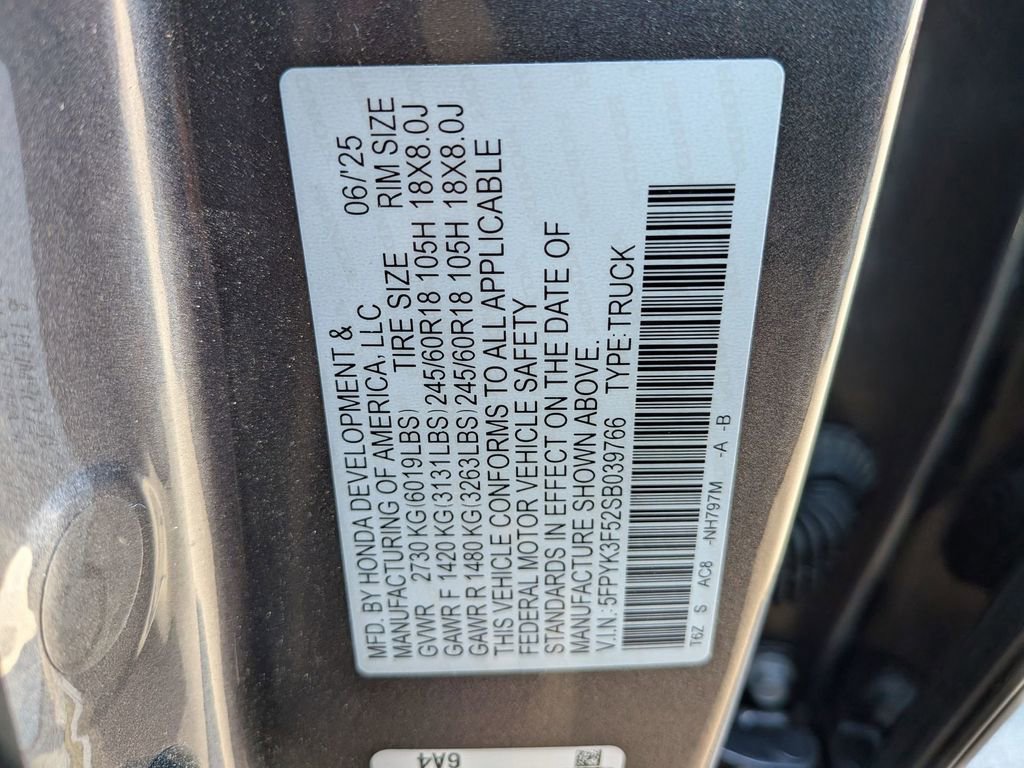 Used 2025 Honda Ridgeline RTL image 29