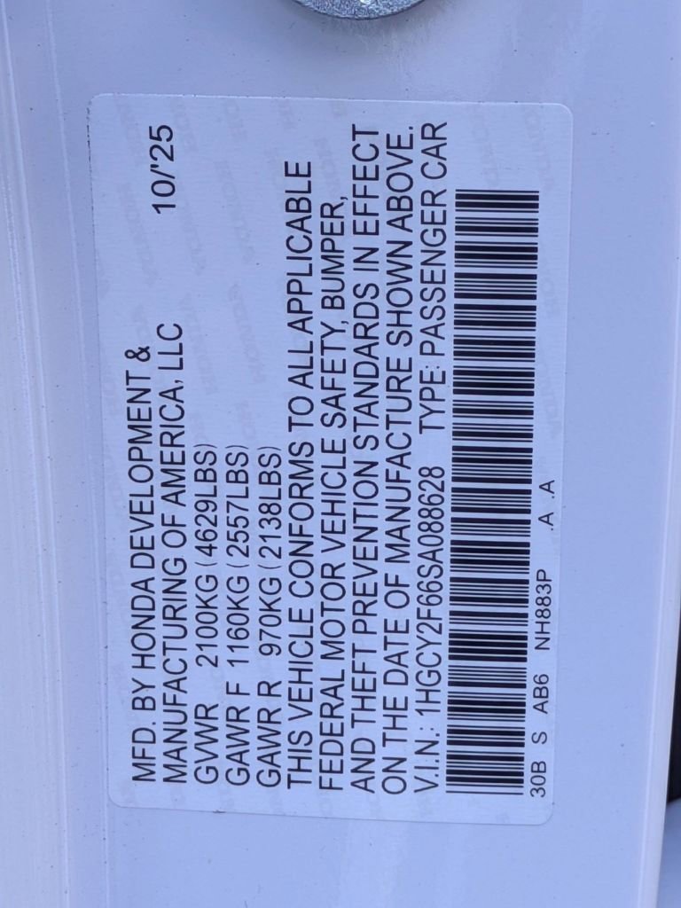 Certified 2025 Honda Accord EX-L image 26