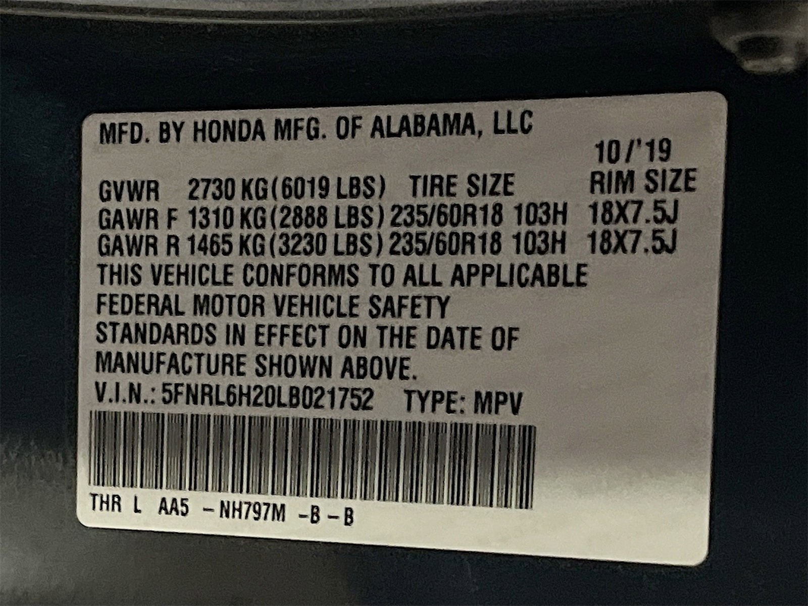 Used 2020 Honda Odyssey LX image 31