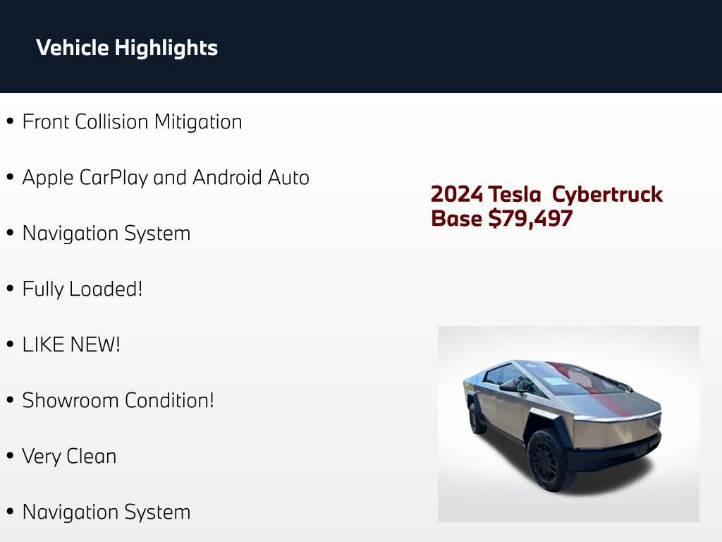 Used 2024 Tesla Cybertruck AWD Crew Cab image 4