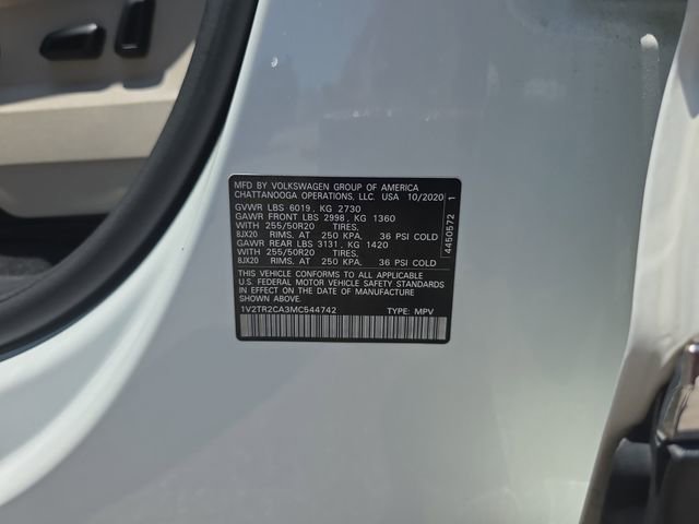 Used 2021 Volkswagen Atlas SEL Premium AWD/4WD image 11