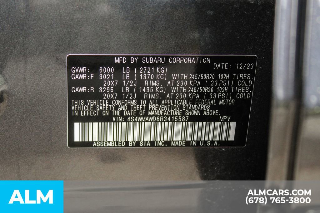 Used 2024 Subaru Ascent Touring image 44