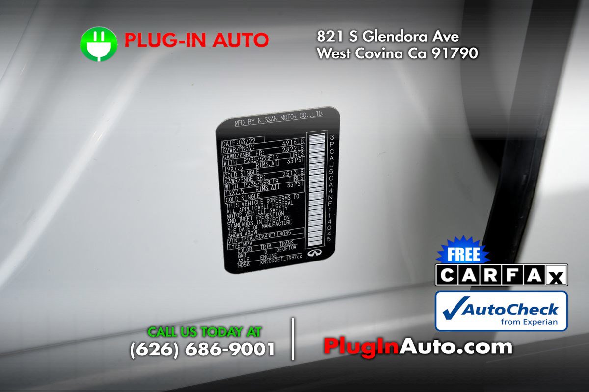 Used 2022 INFINITI QX50 Essential image 9