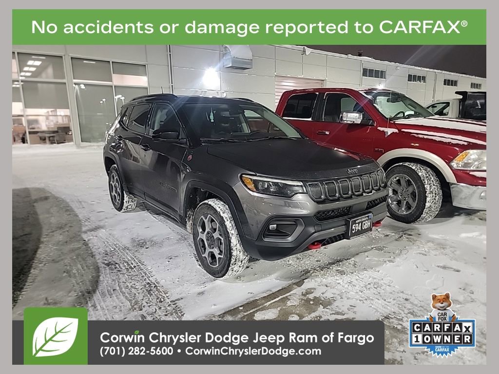 Used 2022 Jeep Compass Trailhawk w/ Trailhawk Elite Group image 1