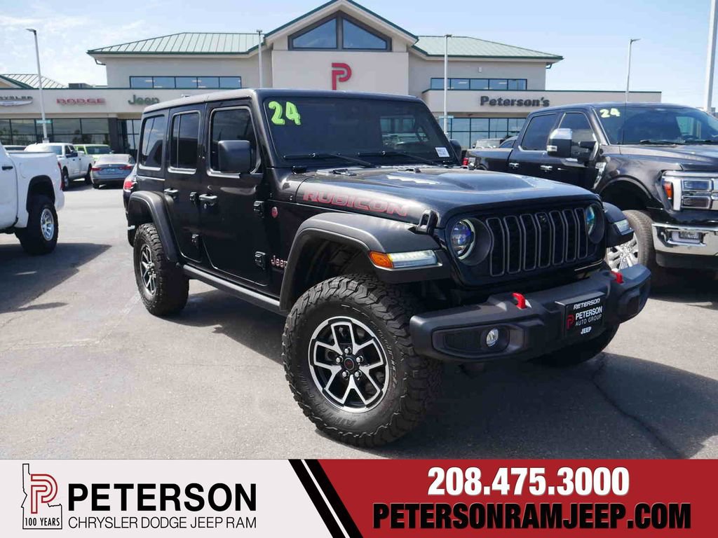 Used 2024 Jeep Wrangler Unlimited Rubicon w/ Technology Group AWD/4WD image 1