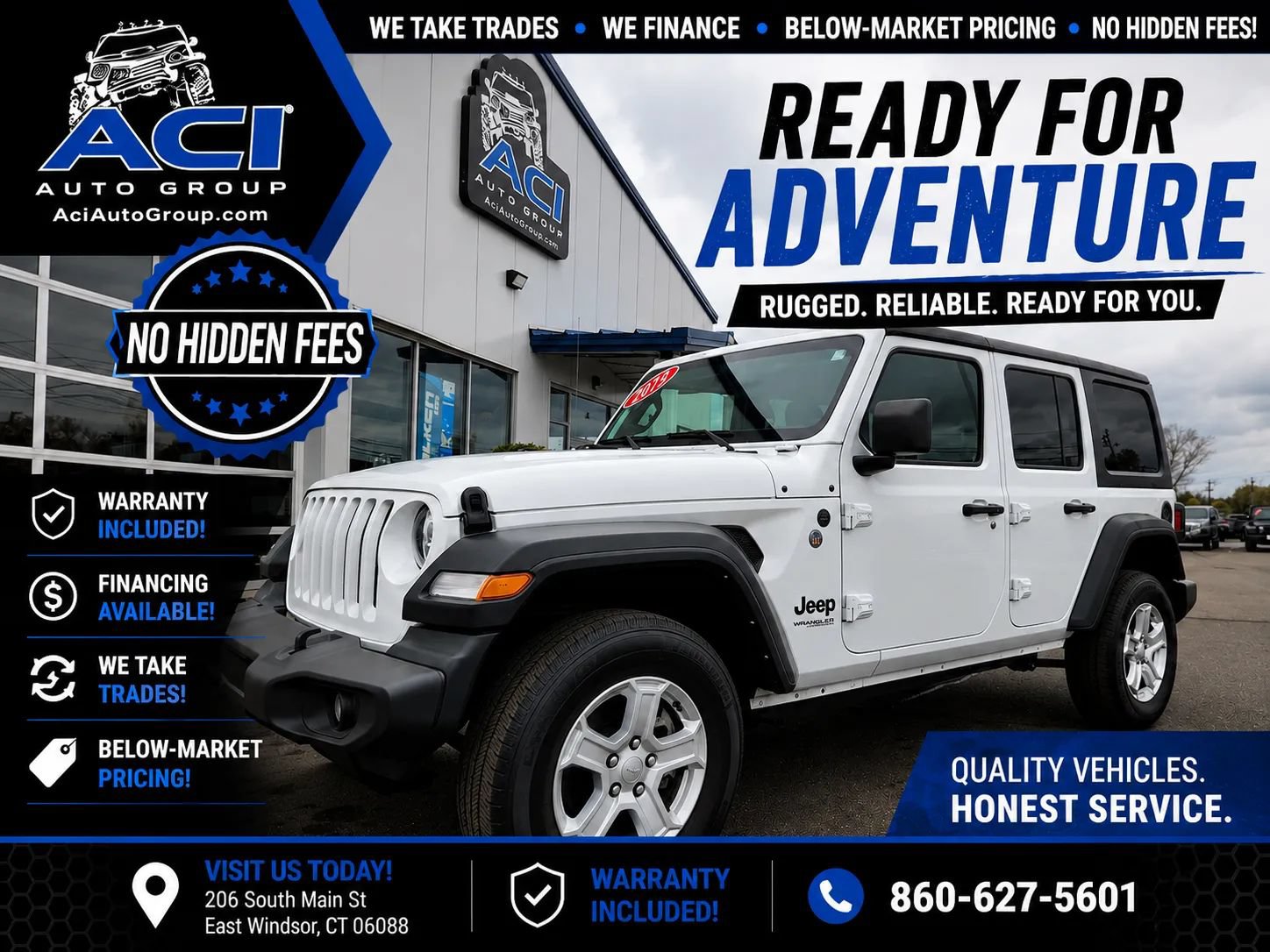 Used 2022 Jeep Wrangler Unlimited Sport AWD/4WD image 1
