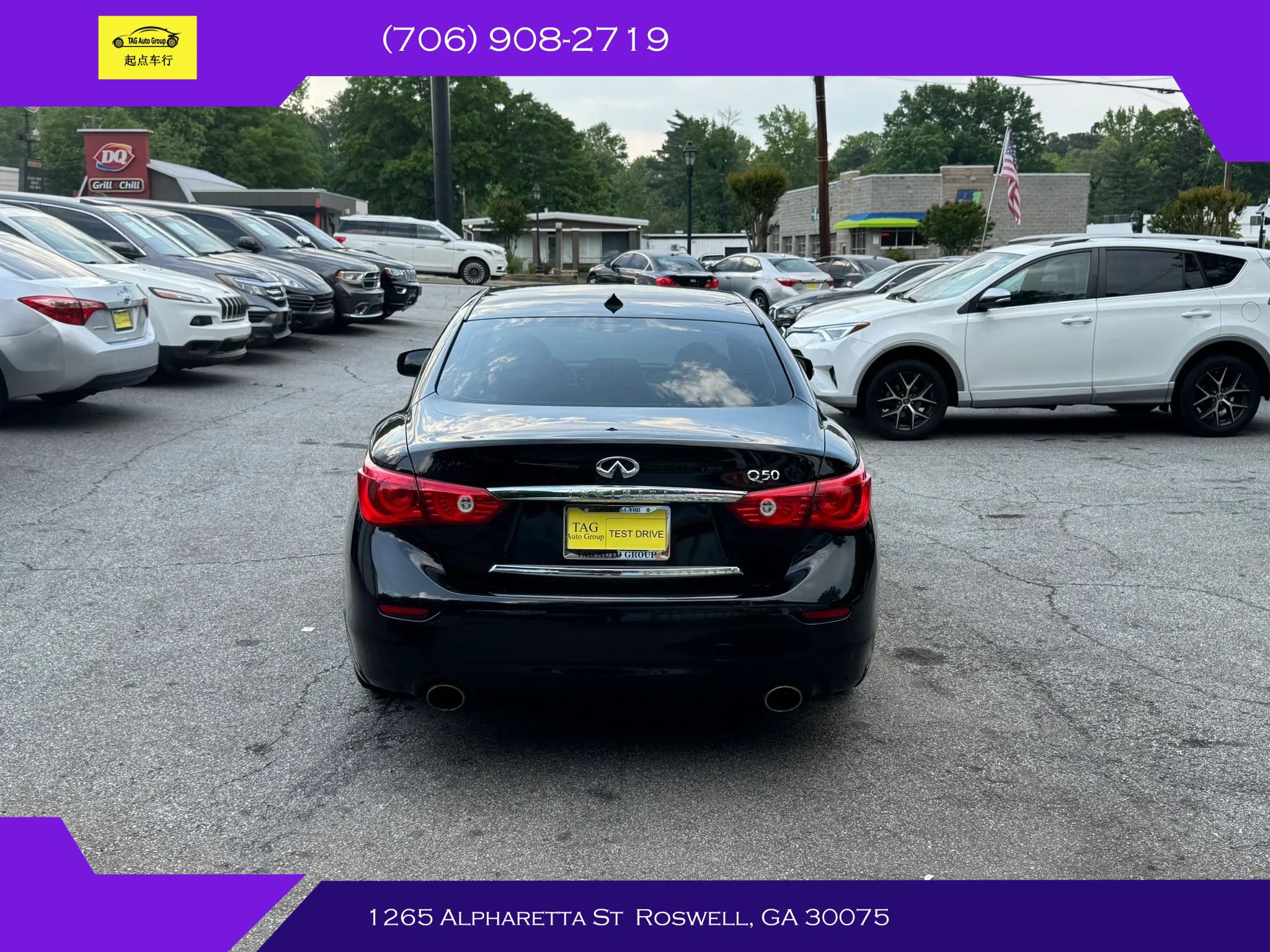 Used 2015 INFINITI Q50 Premium w/ Navigation Package RWD image 5