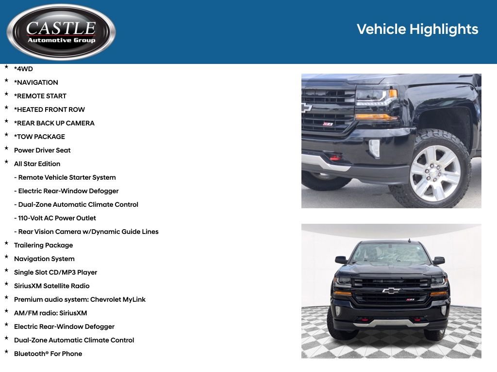 Used 2016 Chevrolet Silverado 1500 LT w/ All Star Edition AWD/4WD image 3