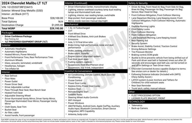 Used 2024 Chevrolet Malibu LT image 4