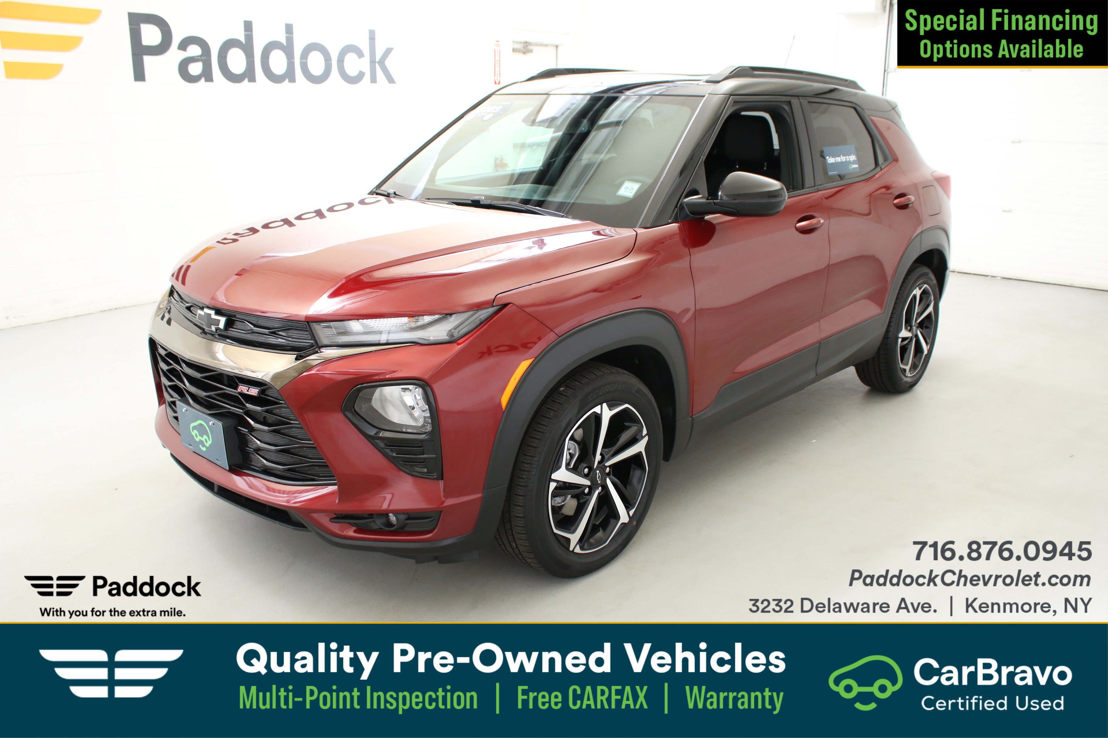 Certified 2023 Chevrolet TrailBlazer RS w/ Sun and Liftgate Package FWD image 1