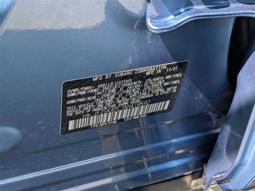 Certified 2022 Subaru Forester Limited image 20