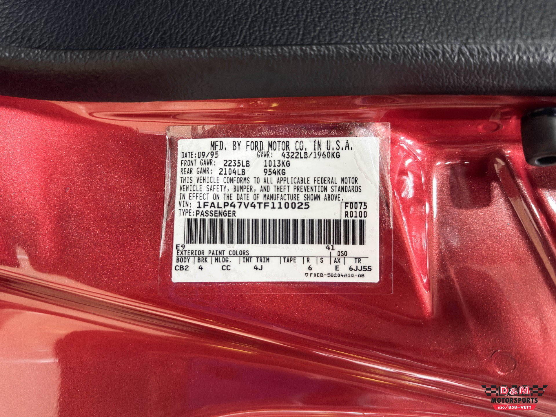 Used 1996 Ford Mustang Cobra RWD image 59