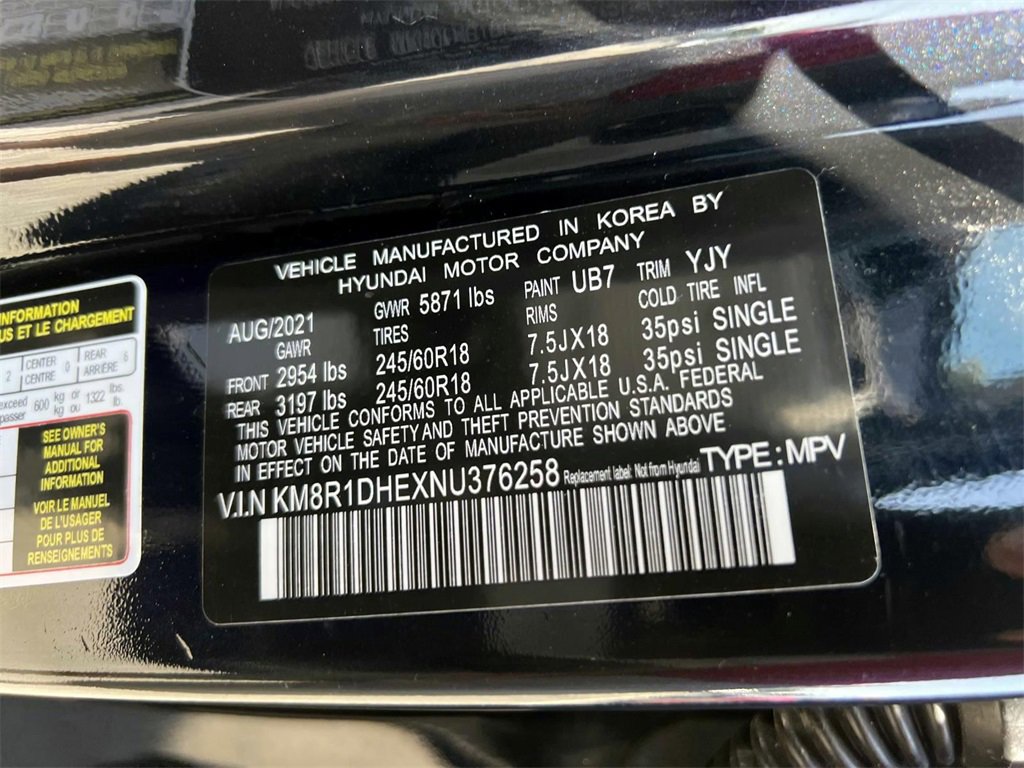 Certified 2022 Hyundai Palisade SE image 12