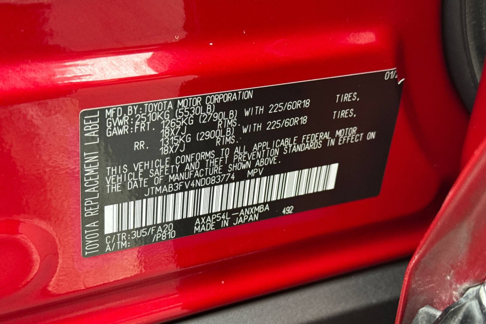 Used 2022 Toyota RAV4 SE w/ Weather & Moonroof Package AWD/4WD image 29