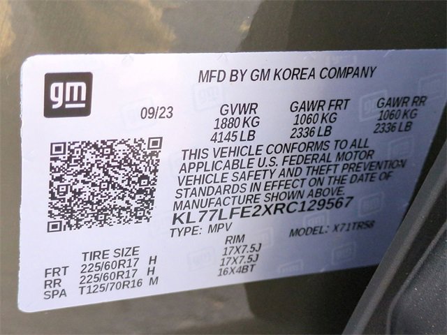 Certified 2024 Chevrolet Trax LS w/ LS Convenience Package image 31