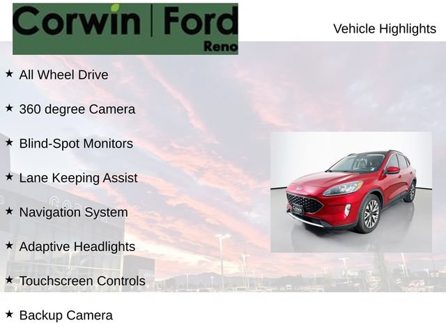 Certified 2020 Ford Escape Titanium AWD/4WD image 7