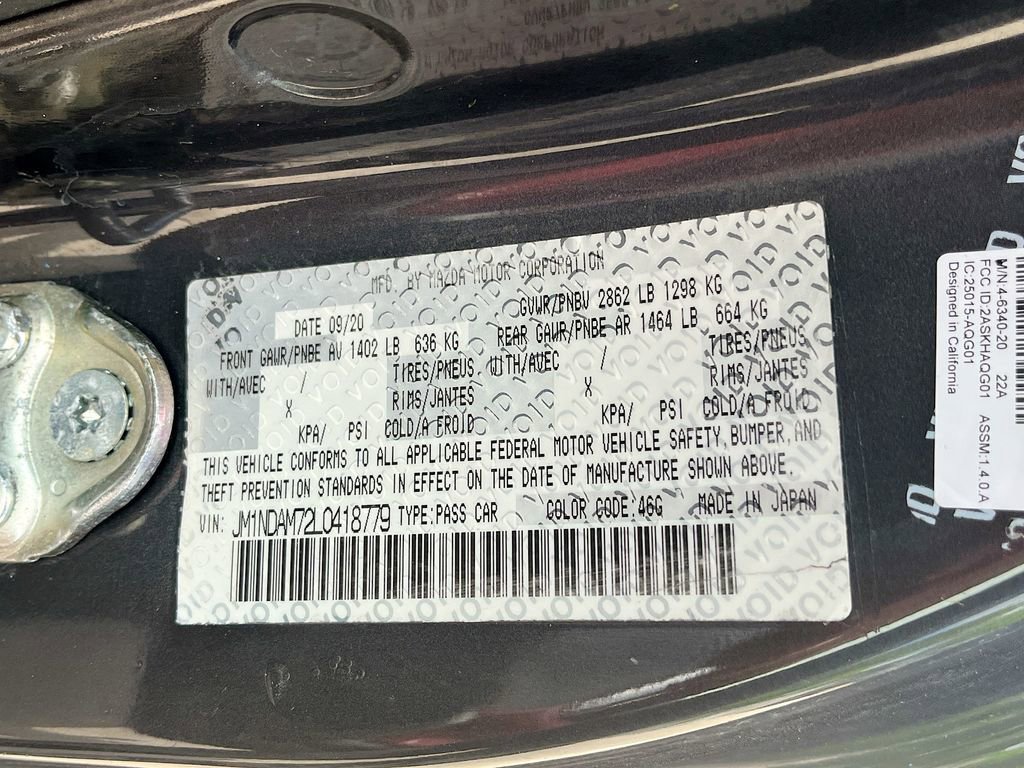 Used 2020 MAZDA MX-5 Miata RF Grand Touring RWD image 27