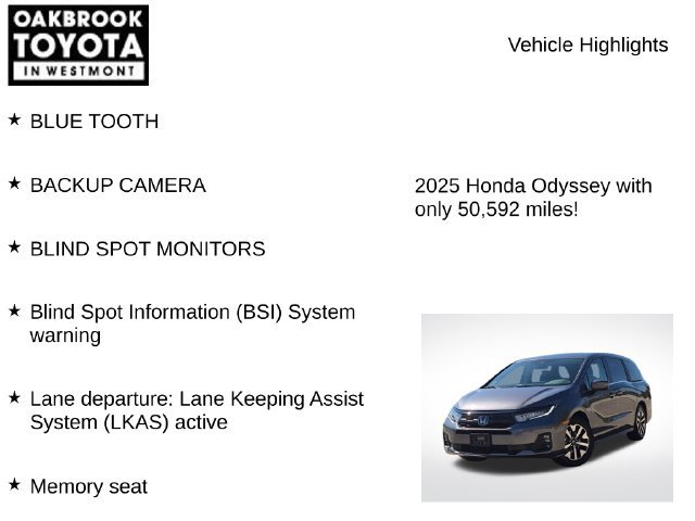 Used 2025 Honda Odyssey EX-L image 5