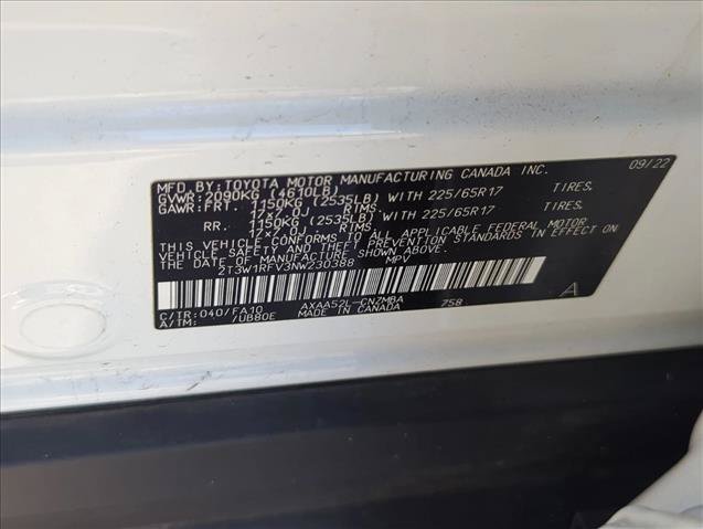 Certified 2022 Toyota RAV4 XLE w/ Convenience Package FWD image 27