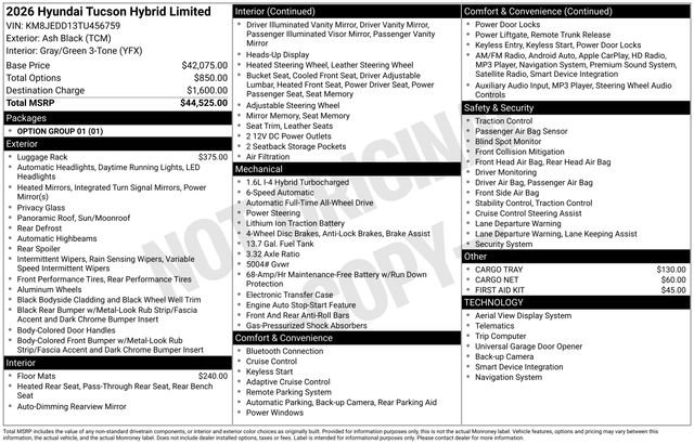 New 2026 Hyundai Tucson Limited image 4
