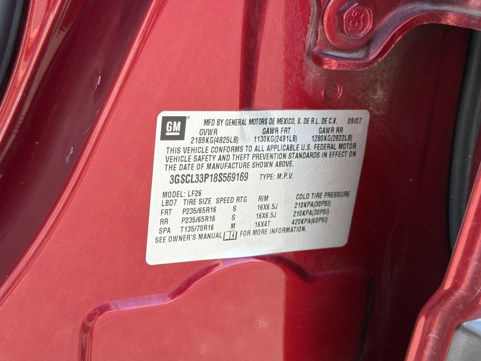 Used 2008 Saturn Vue XE w/ Preferred Package FWD image 20