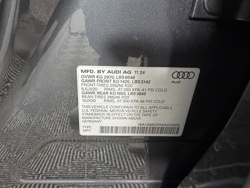 Used 2025 Audi Q6 e-tron Prestige w/ Beige Warm Weather Package AWD/4WD image 35