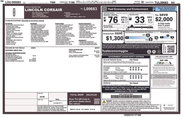 New 2026 Lincoln Corsair Grand Touring image 4