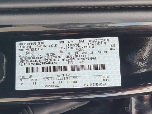 Certified 2023 Ford F150 Platinum w/ Equipment Group 701A High AWD/4WD image 19