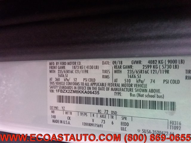 Used 2019 Ford Transit 350 XLT image 17