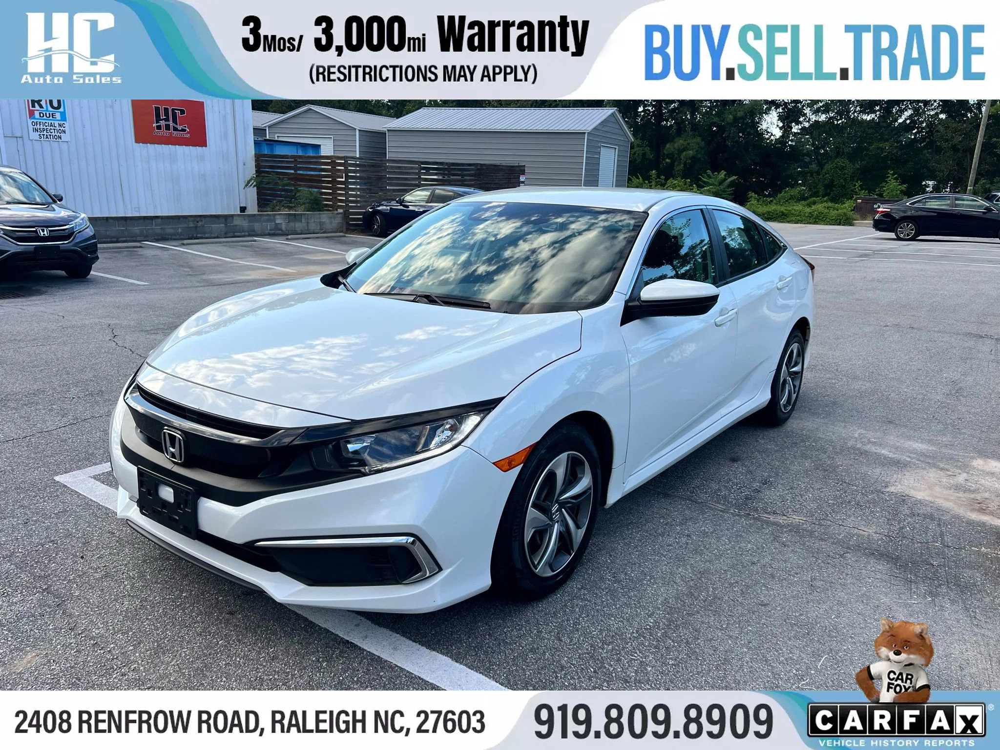 Used 2021 Honda Civic LX