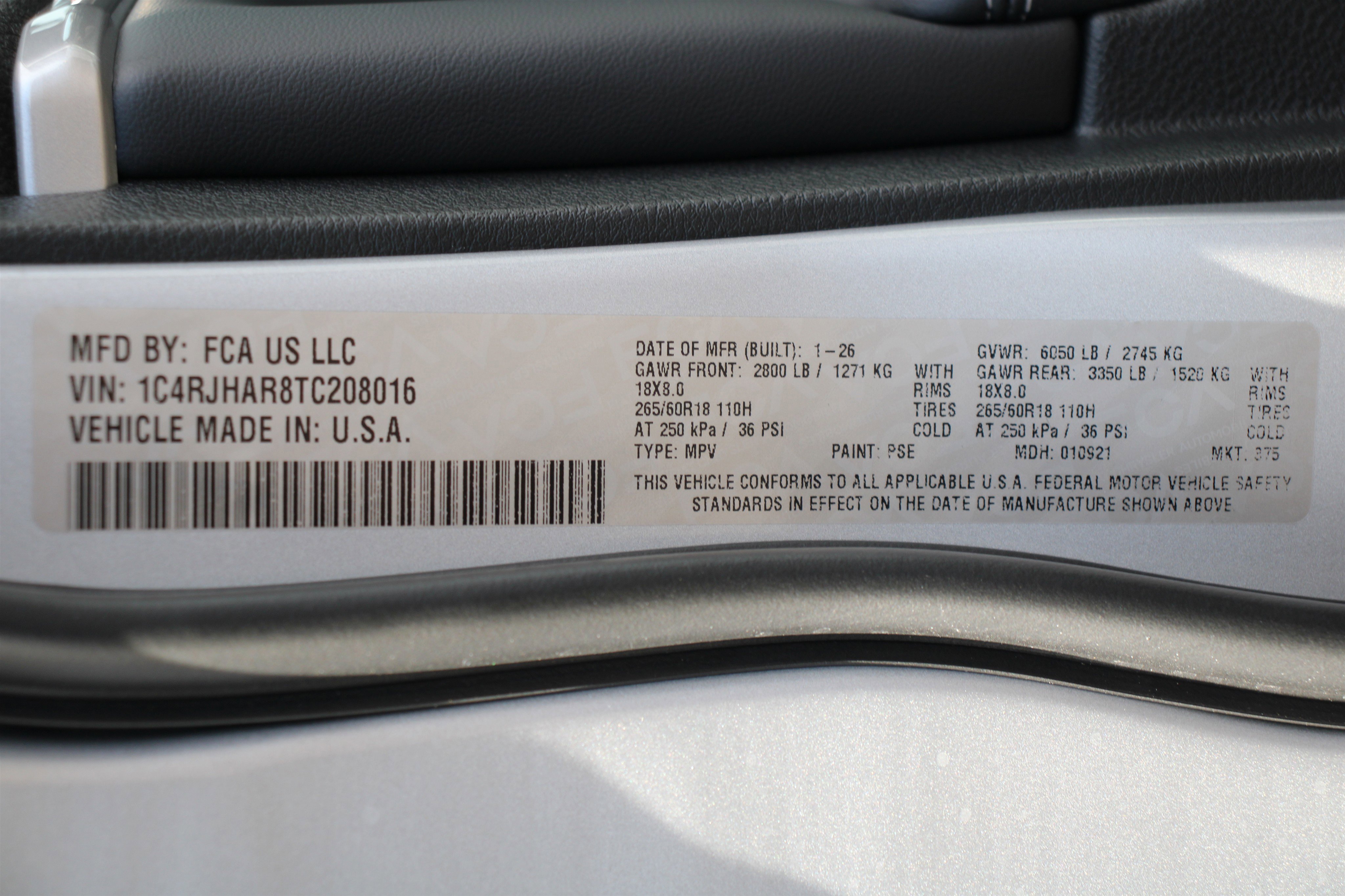 New 2026 Jeep Grand Cherokee Altitude image 42