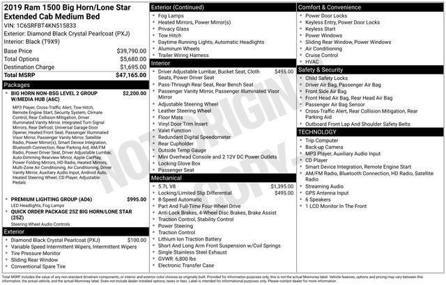 Used 2019 RAM 1500 Big Horn AWD/4WD image 4