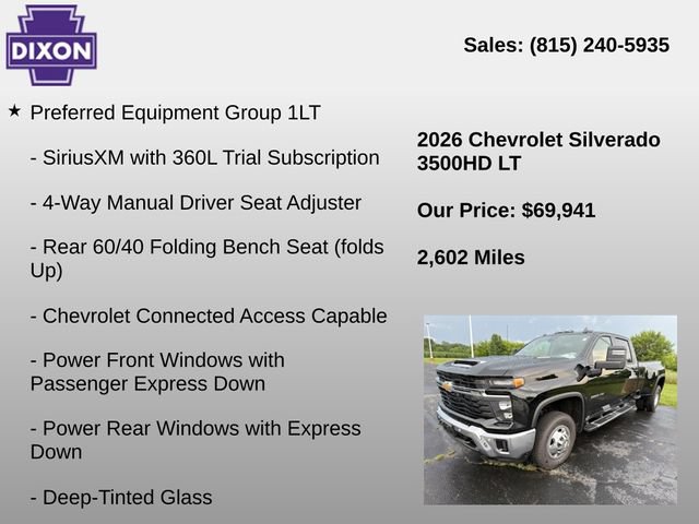 Used 2026 Chevrolet Silverado 3500 LT w/ All Star Edition AWD/4WD image 4