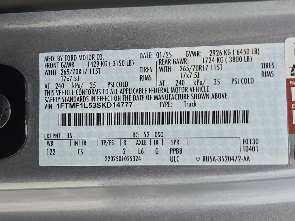 Used 2025 Ford F150 XL w/ Equipment Group 103A High image 33