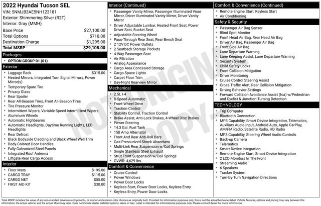 Used 2022 Hyundai Tucson SEL FWD image 4