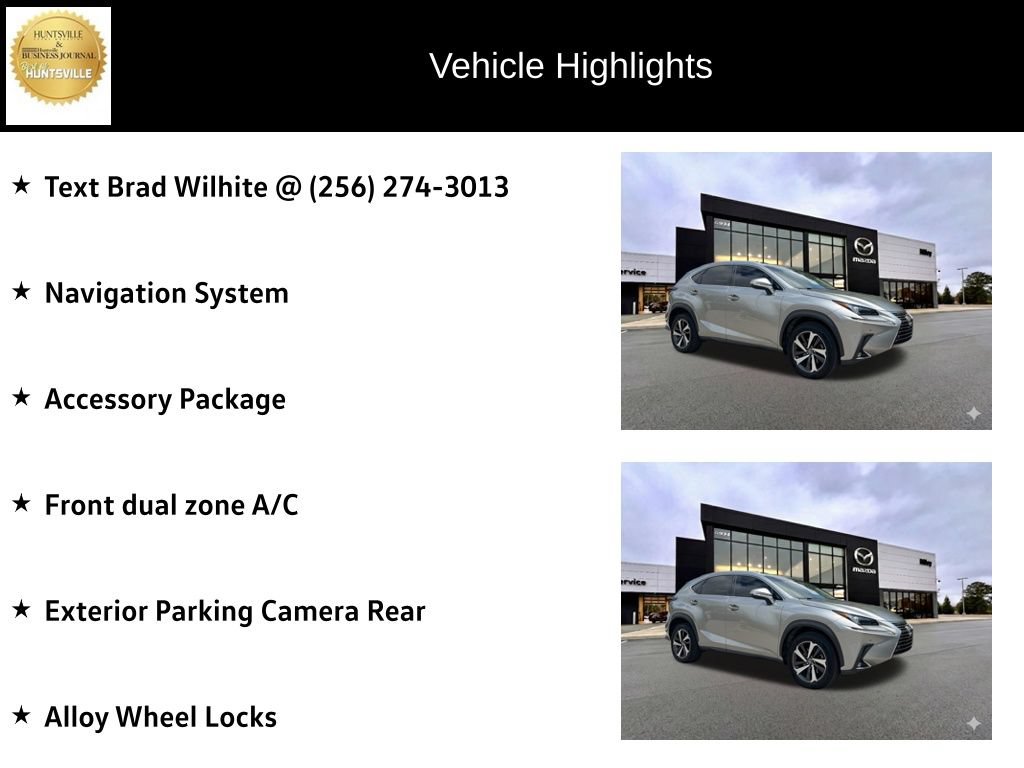 Used 2019 Lexus NX 300 FWD w/ Premium Package image 6