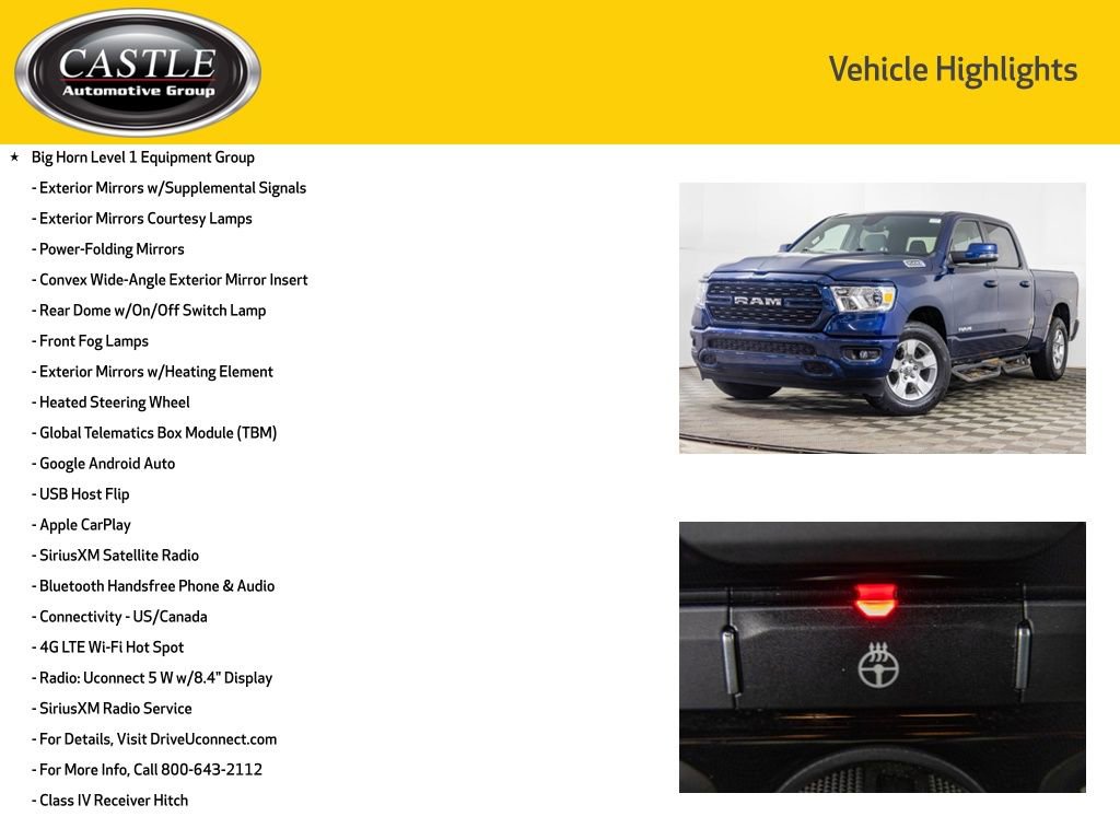 Used 2024 RAM 1500 Big Horn AWD/4WD image 8