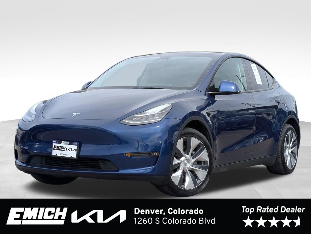 Used 2021 Tesla Model Y Long Range AWD/4WD image 1