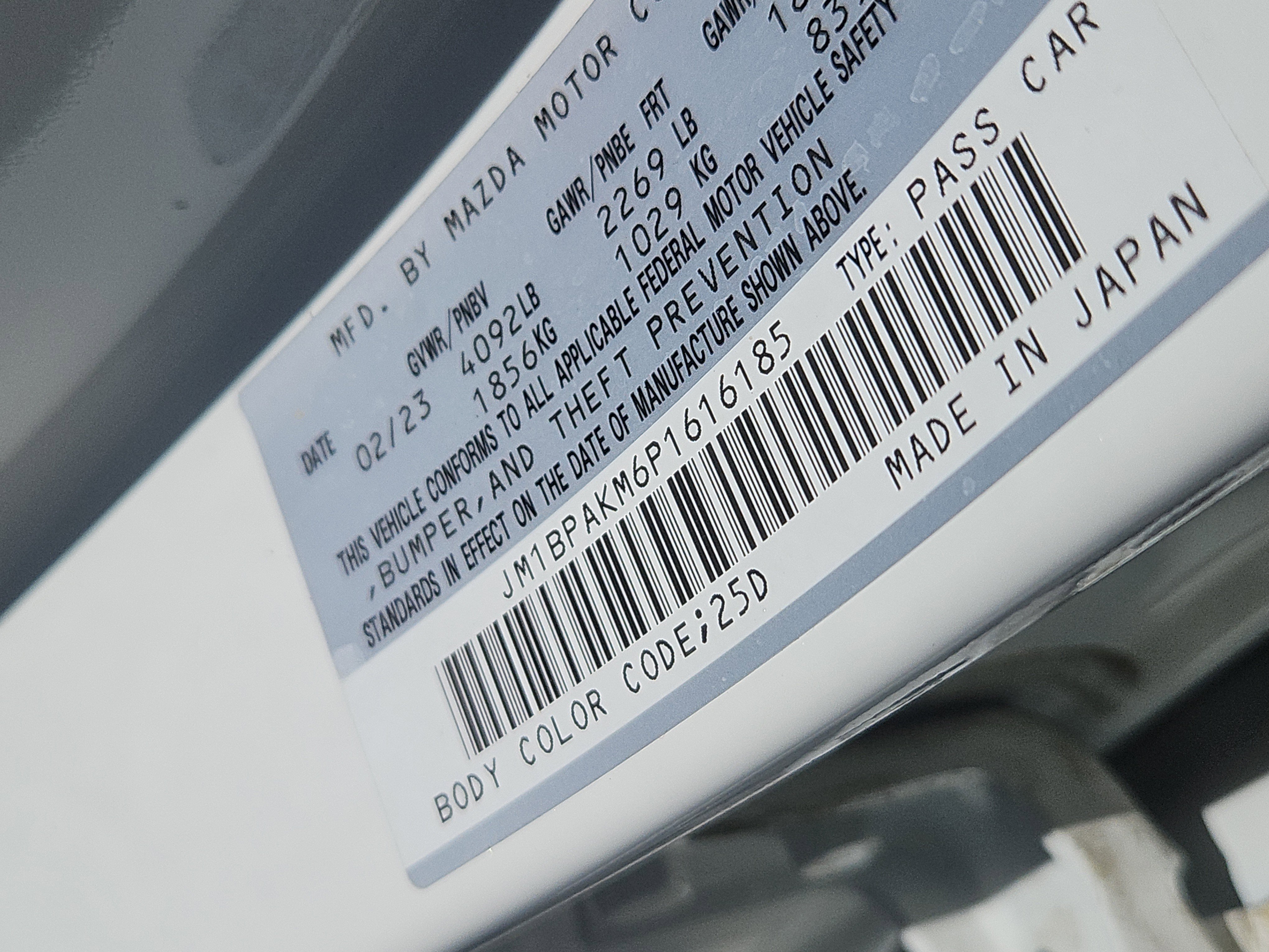 Certified 2023 MAZDA MAZDA3 s image 7