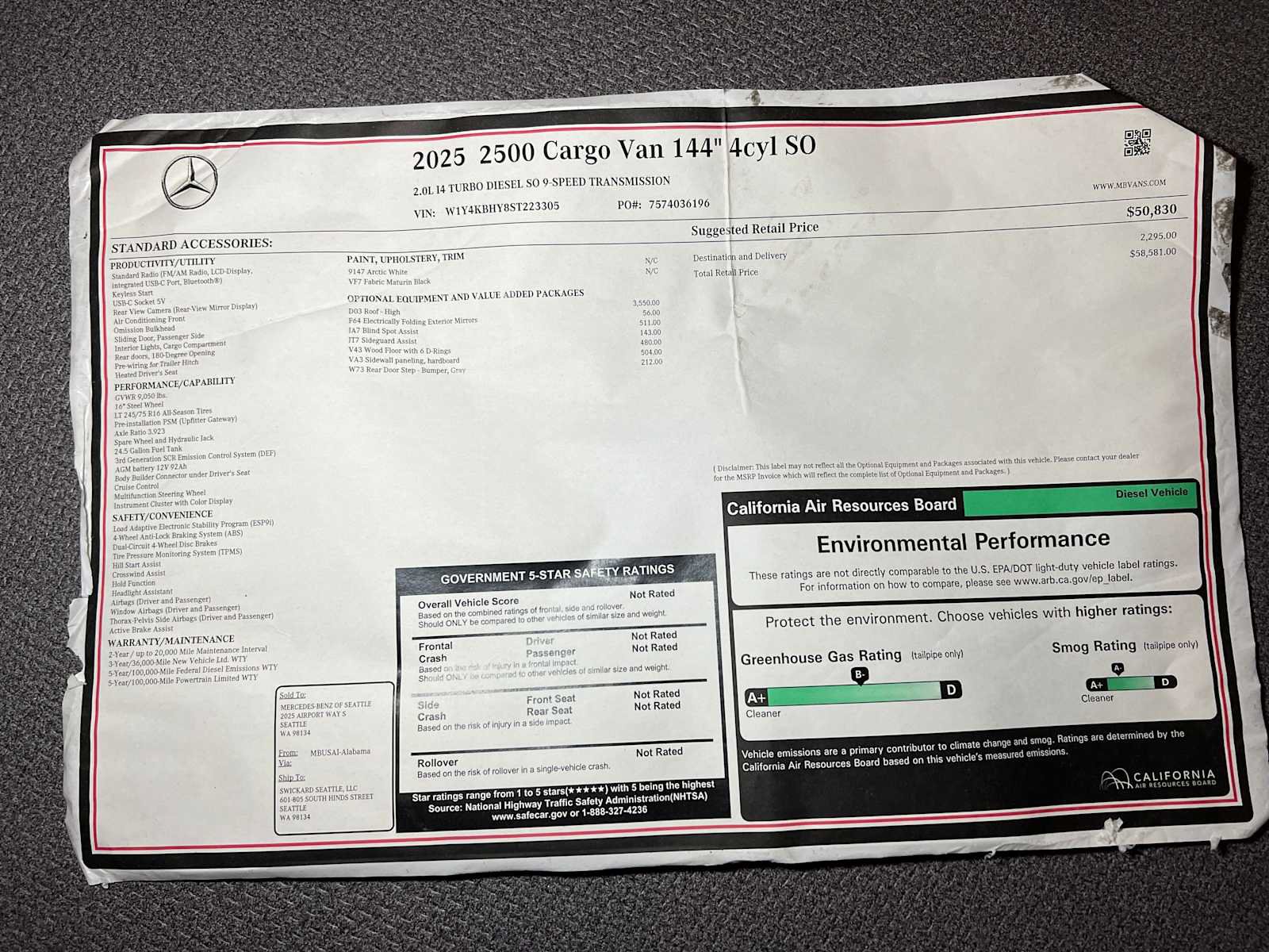 Used 2025 Mercedes-Benz Sprinter 2500 image 36