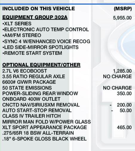 Used 2022 Ford F150 XLT w/ Equipment Group 302A High image 3