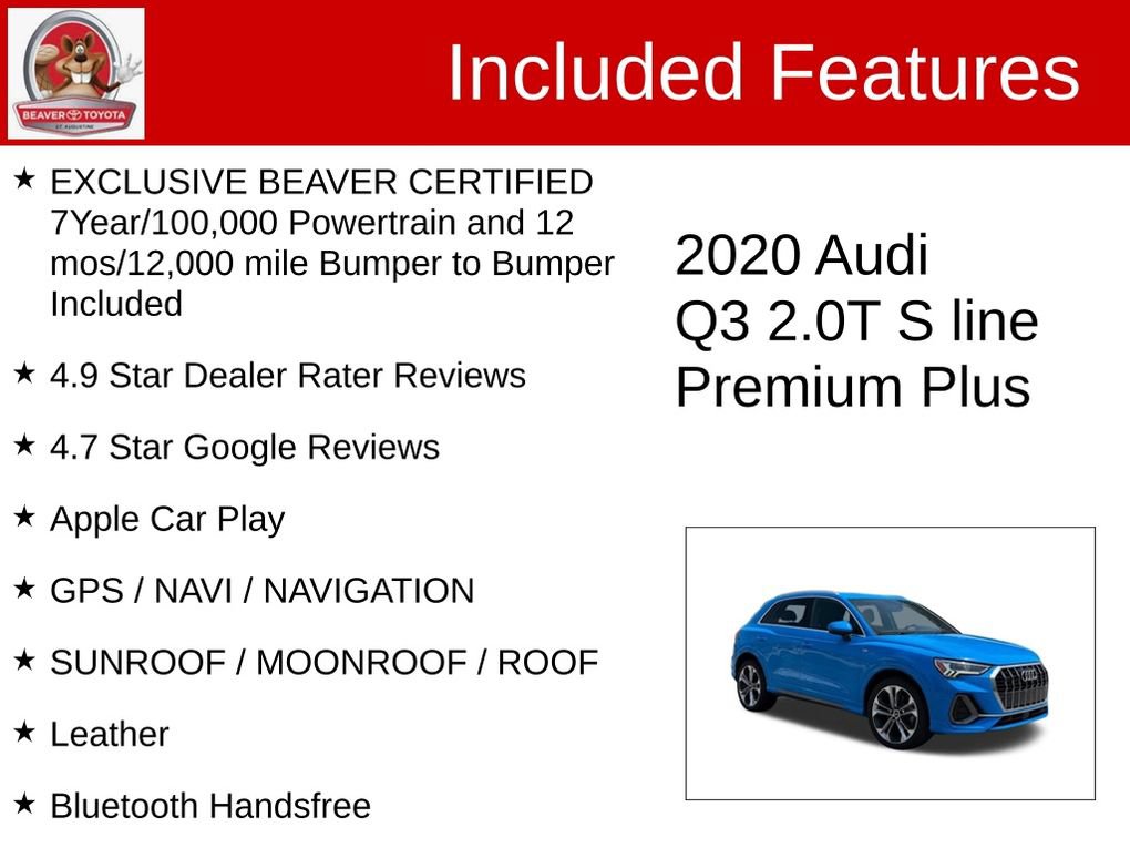 Used 2020 Audi Q3 2.0T Premium Plus AWD/4WD image 4