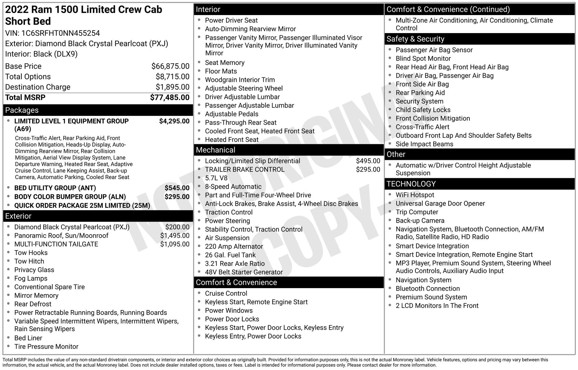 Used 2022 RAM 1500 Limited AWD/4WD image 4