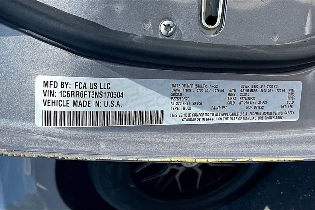 Used 2022 RAM 1500 Tradesman w/ Tradesman SXT Package image 18