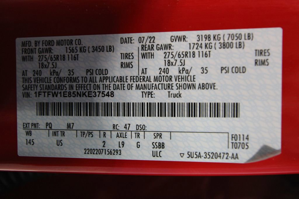 Used 2022 Ford F150 XLT w/ Equipment Group 302A High image 46