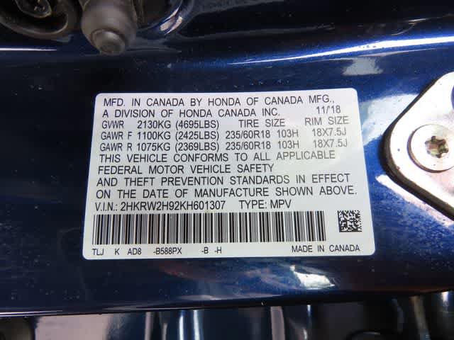 Certified 2019 Honda CR-V Touring image 29