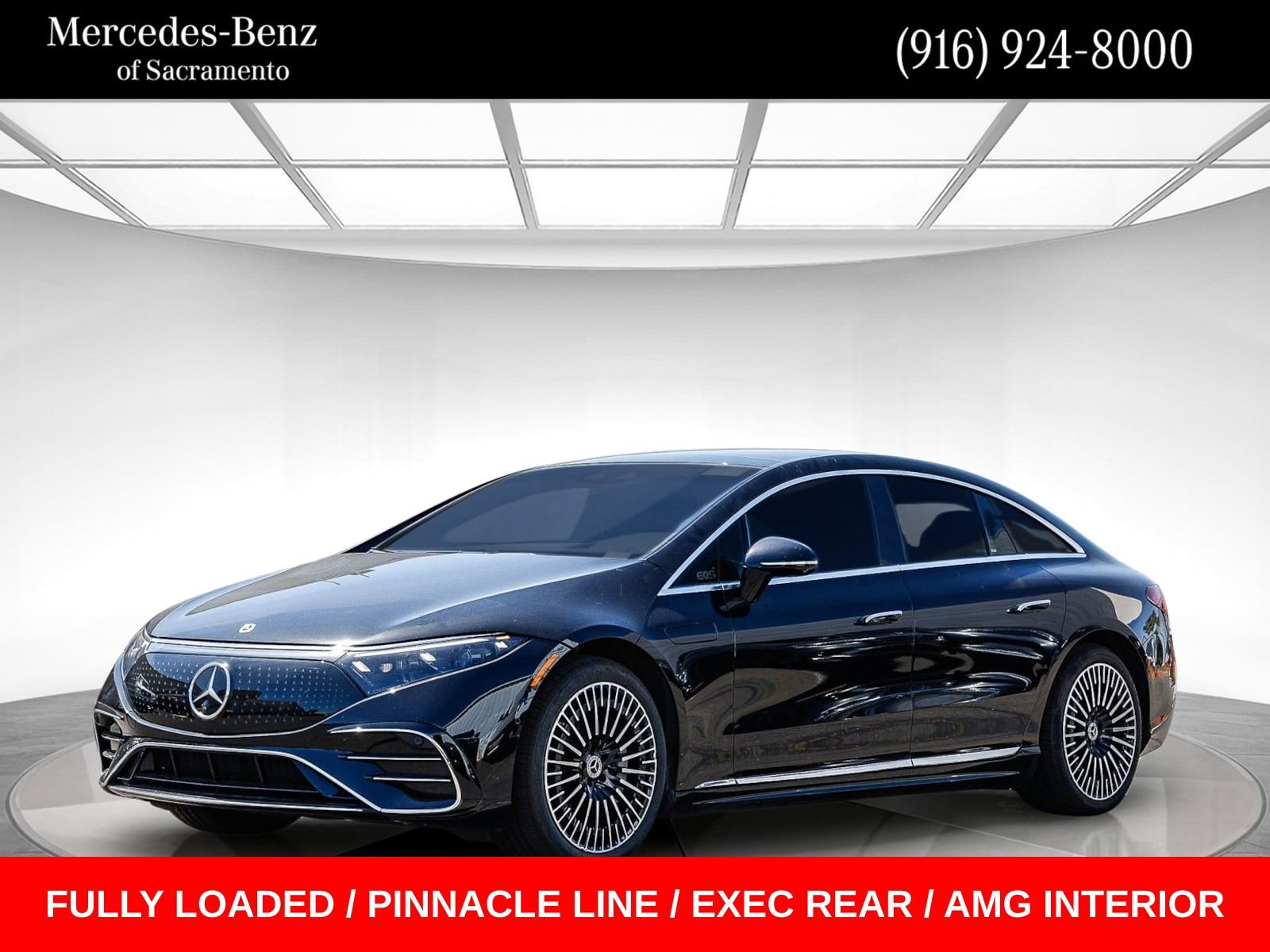 Certified 2023 Mercedes-Benz EQS 580 4MATIC Sedan w/ Executive Rear Seat Package image 1