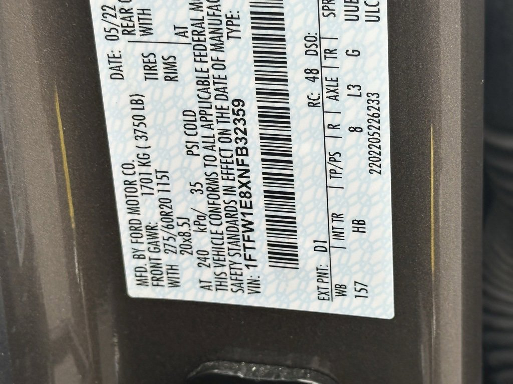 Used 2022 Ford F150 Lariat w/ Equipment Group 502A High image 42